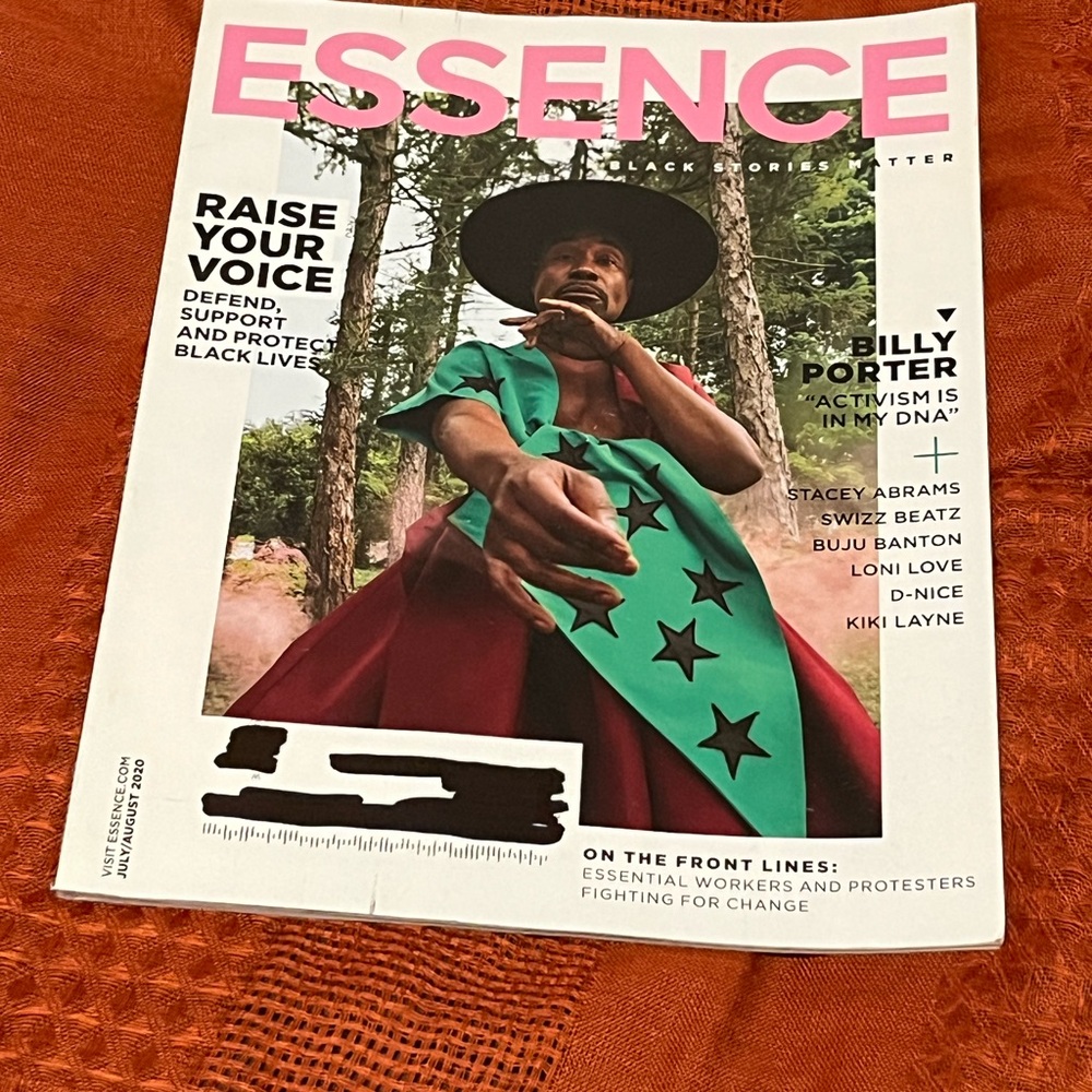 Essence Magazine with Billy Porter Cover